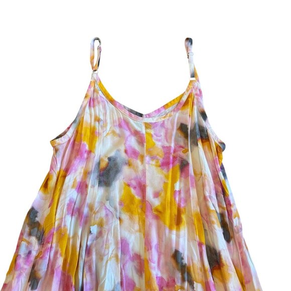 Torrid Pink and Yellow Floral Maxi Dress - Picture 9 of 13